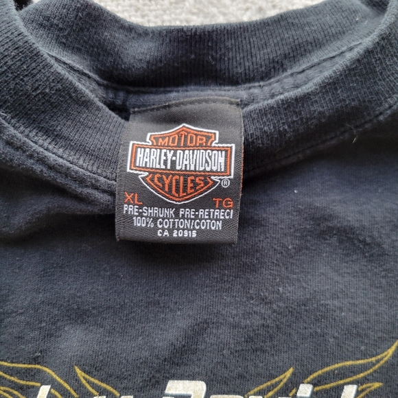 Harley Davidson Graphic Biker Wear Short Sleeve T-Shirt- Yukon Canada - Picture 5 of 8